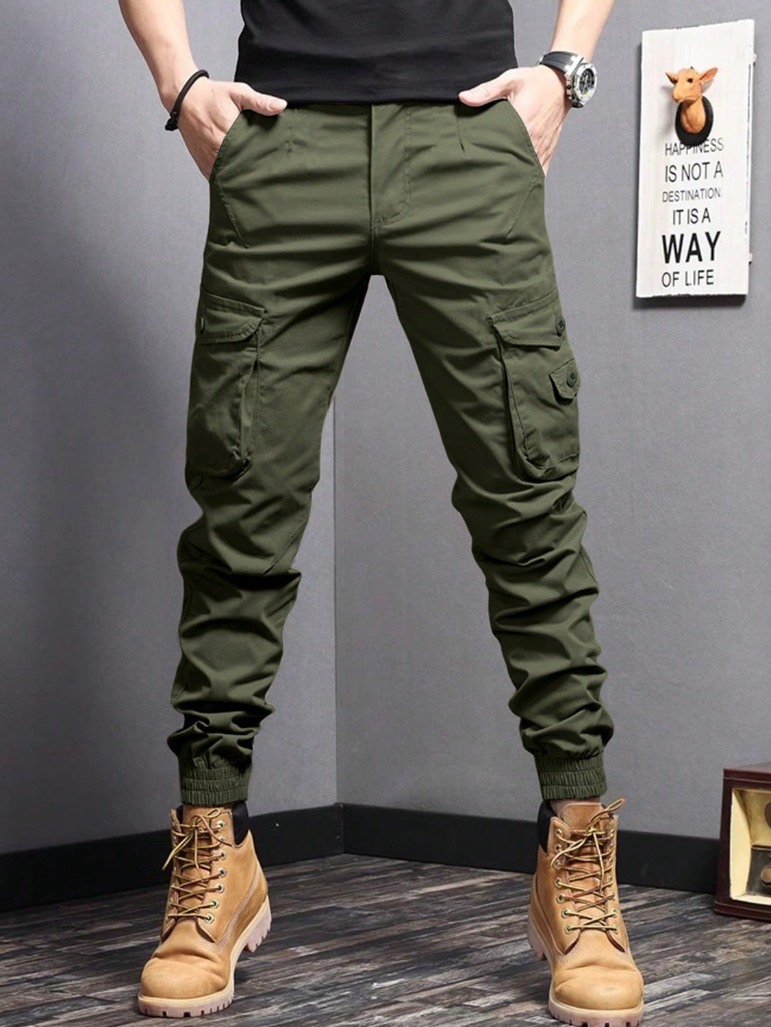 Image of Plus91 Men Cargos