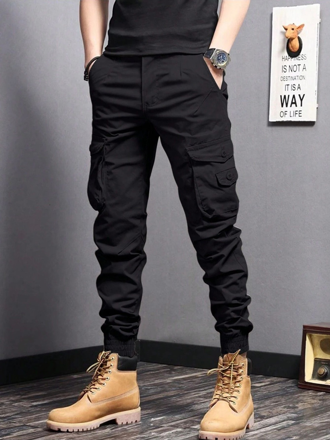 Image of Plus91 Men Cargos