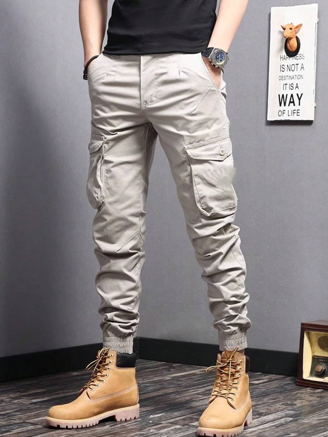 Plus91 Men Cargos - Image 1