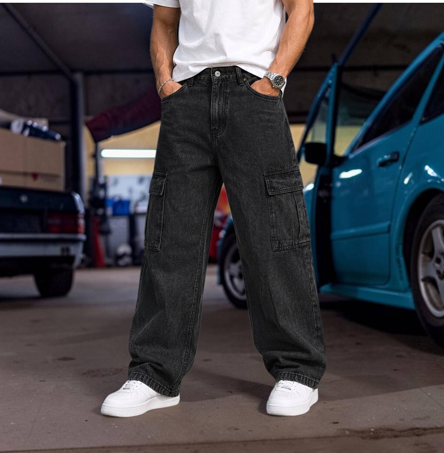MAPRAHI1 Men Cargos - Image 1