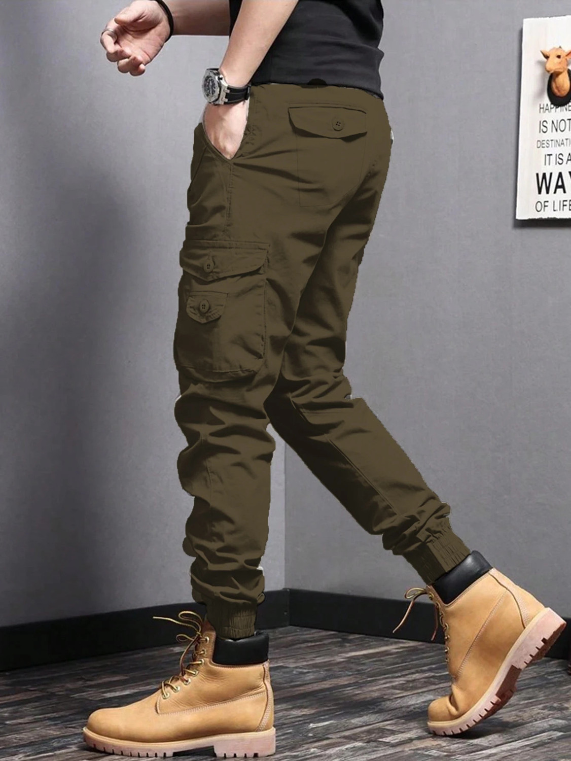 Image of Plus91 Men Cargos
