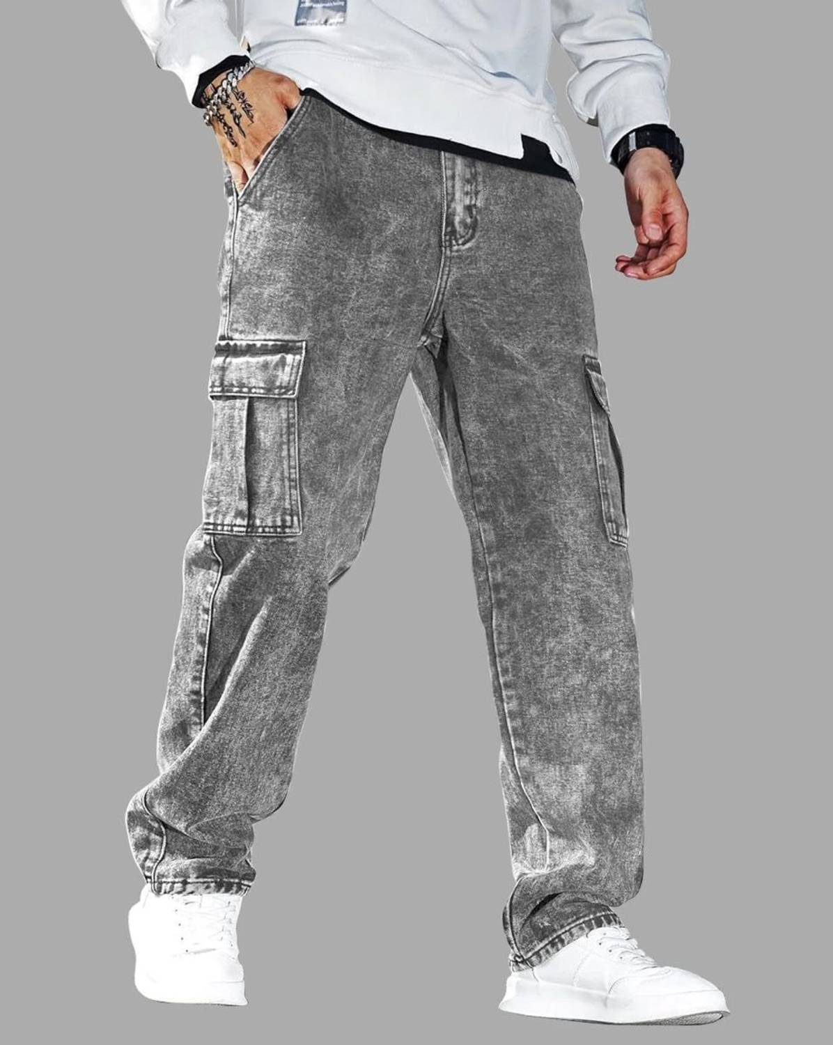 Playfeel Men Cargos - Image 1