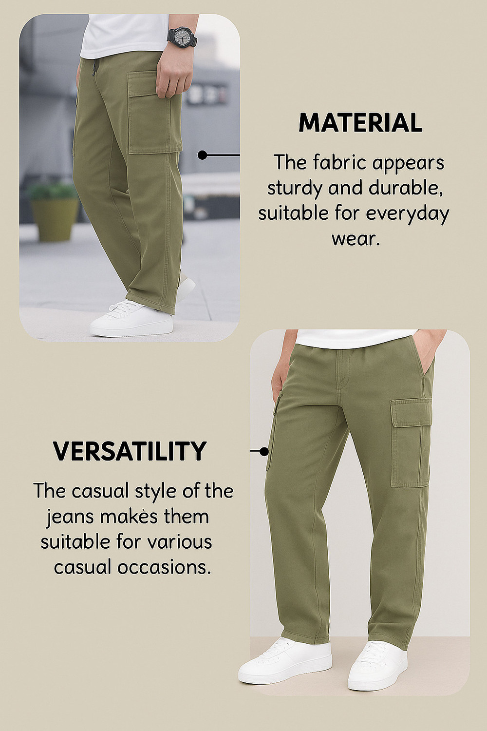 Image of POSHAX Men Cargos