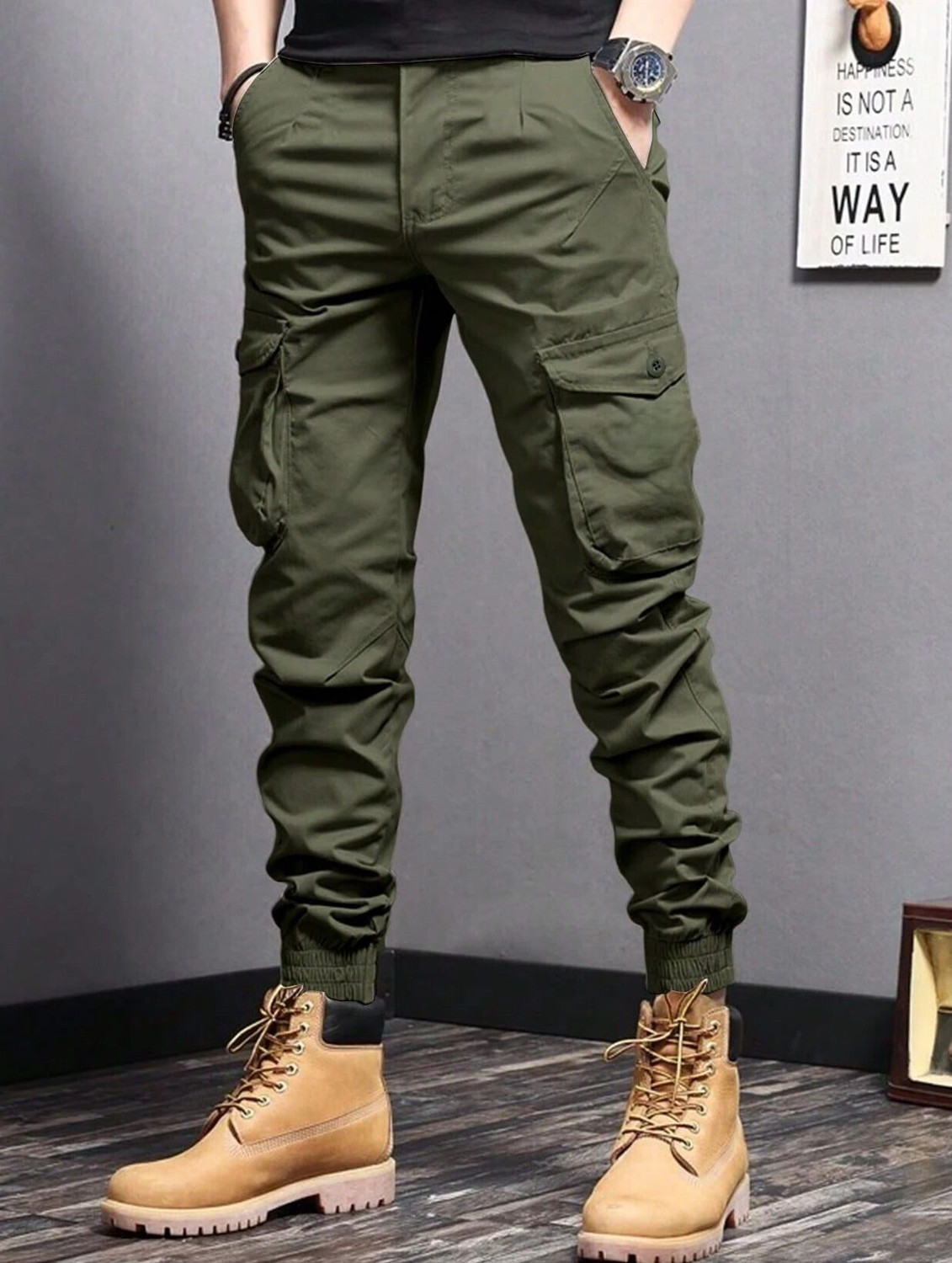 Image of Plus91 Men Cargos