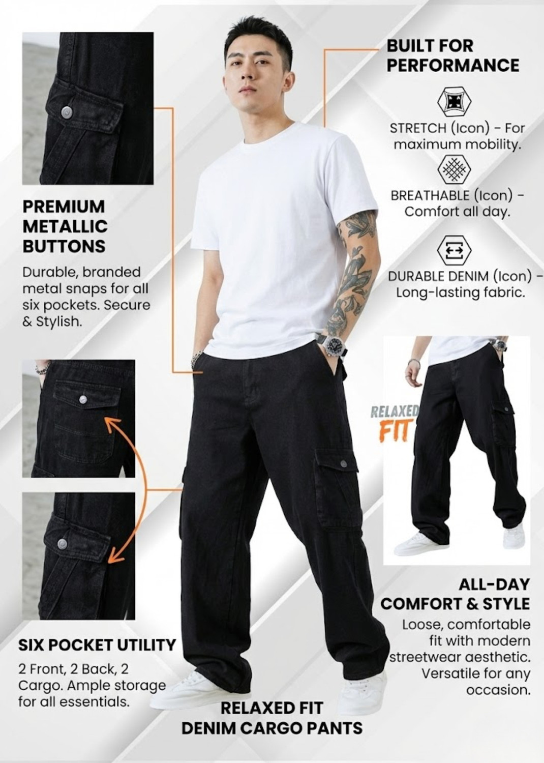 Image of N Club Men Cargos