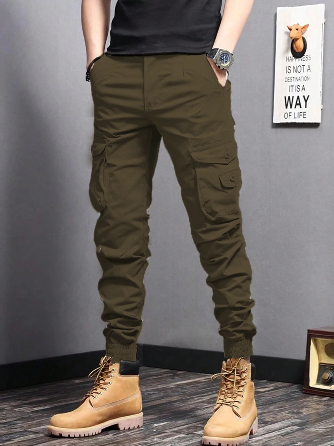 Image of Plus91 Men Cargos