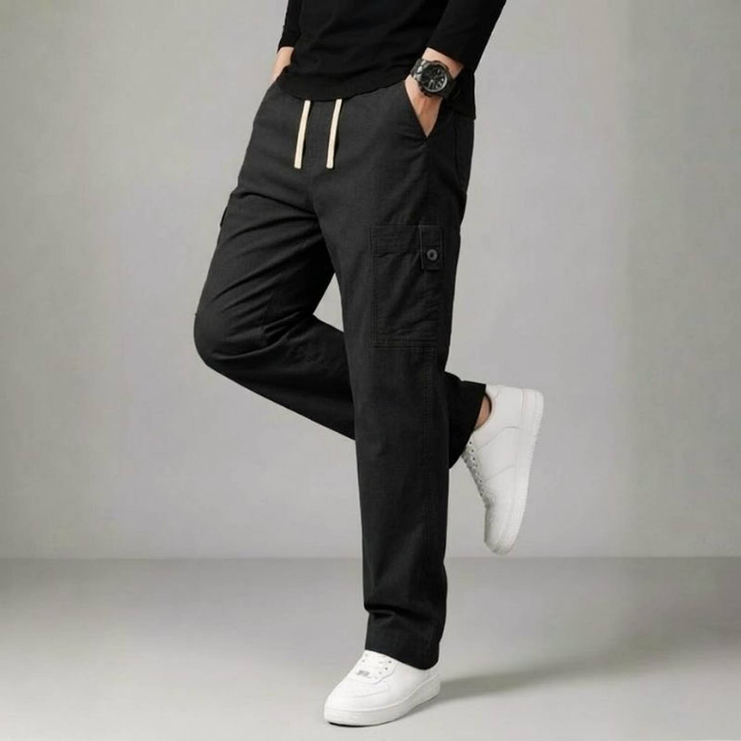 SHIENZY Men Cargos - Image 3