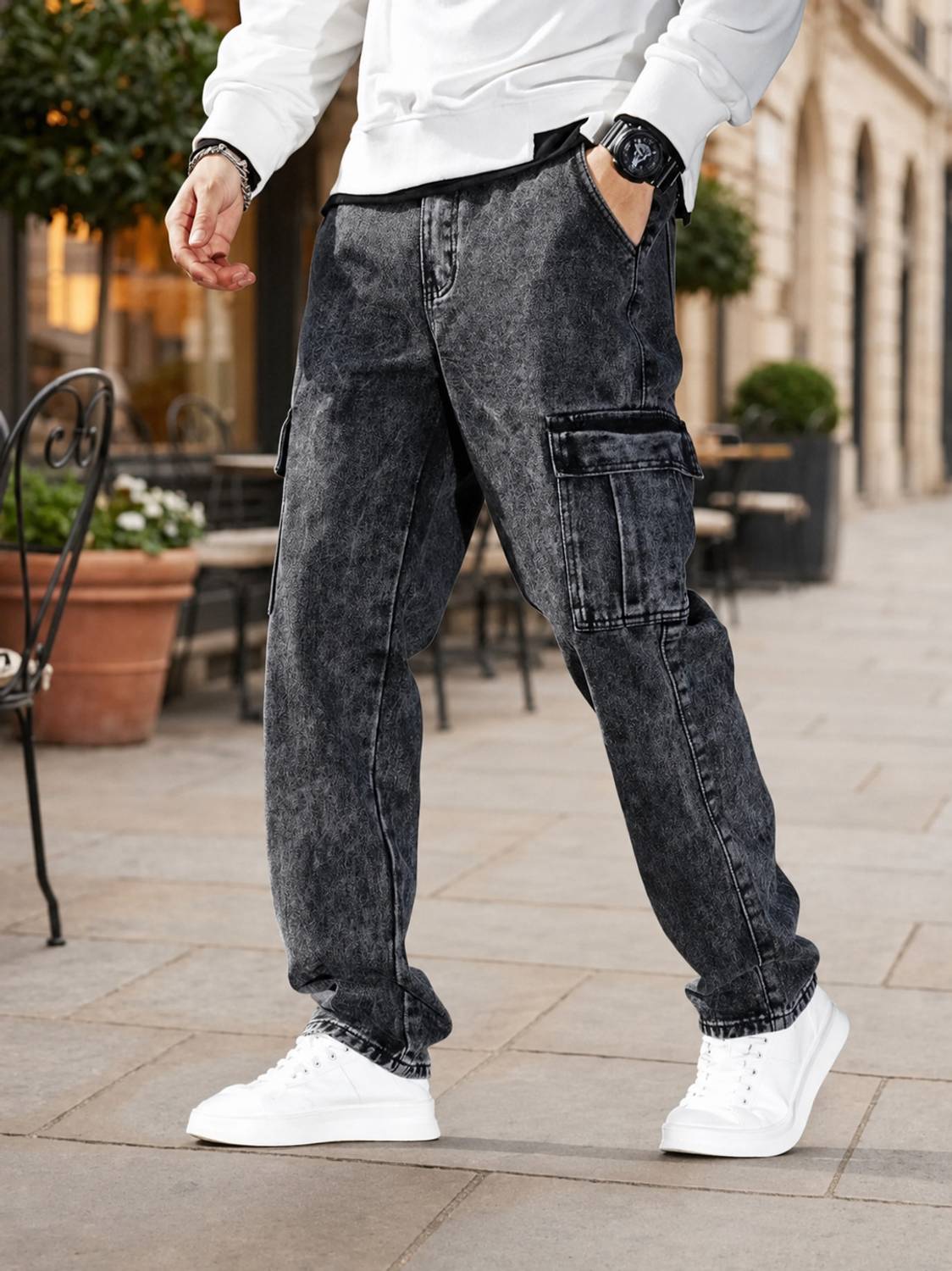 Playfeel Men Cargos - Image 1