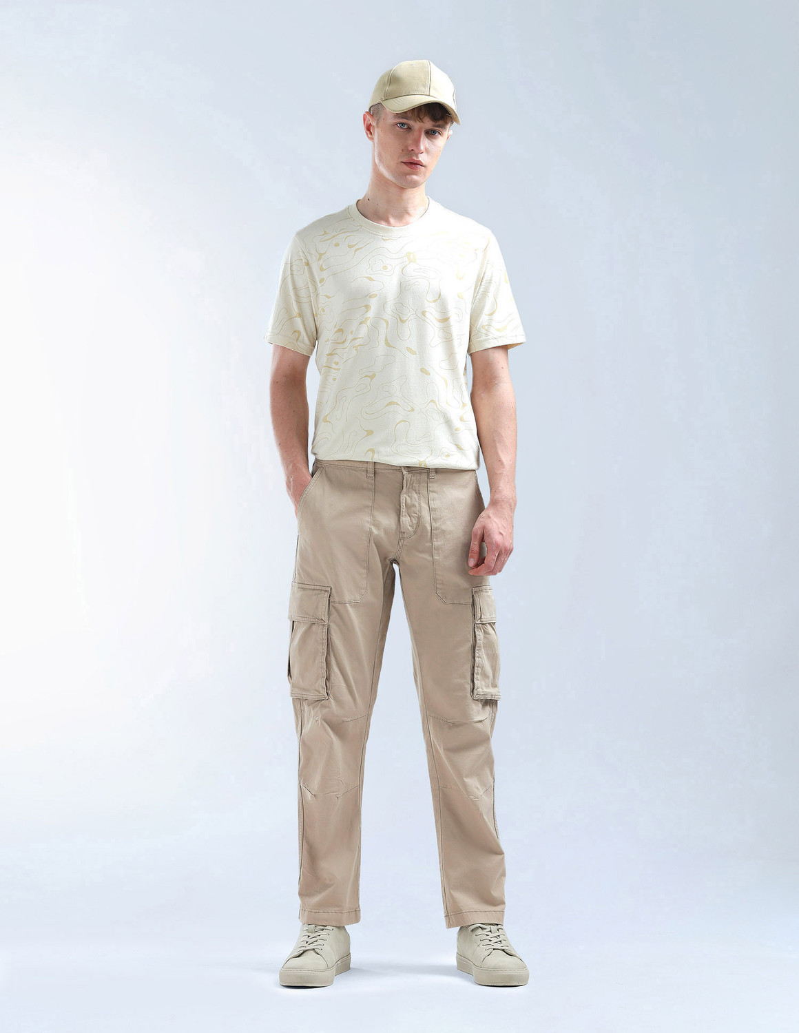 Image of FLYING MACHINE Men Cargos