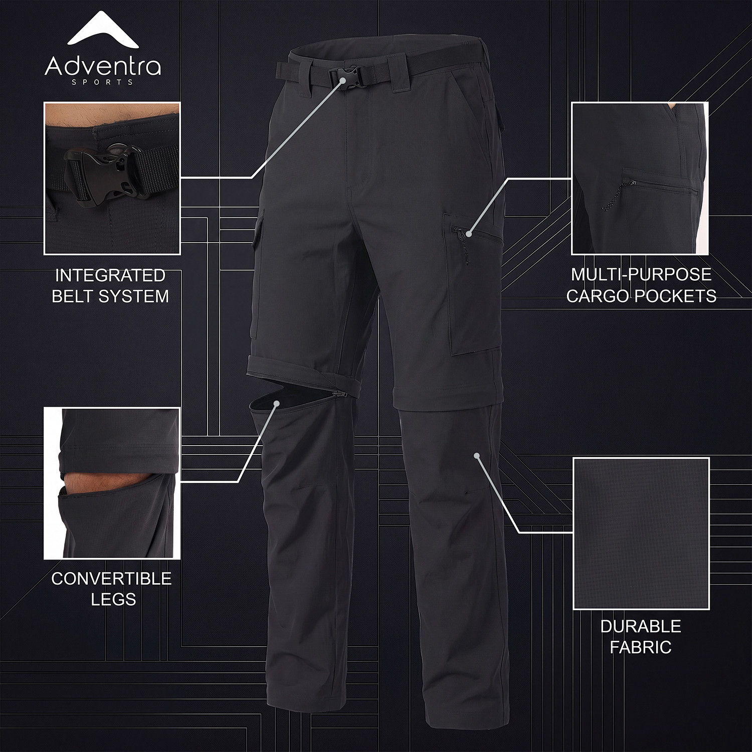 Image of Adventra Men Cargos