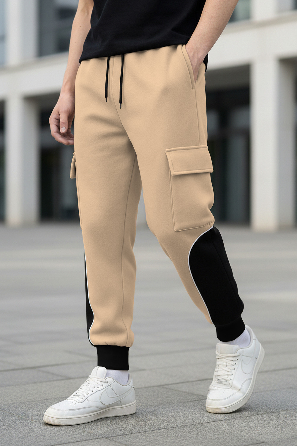 Image of TRIPR Men Cotton Blend Cargos