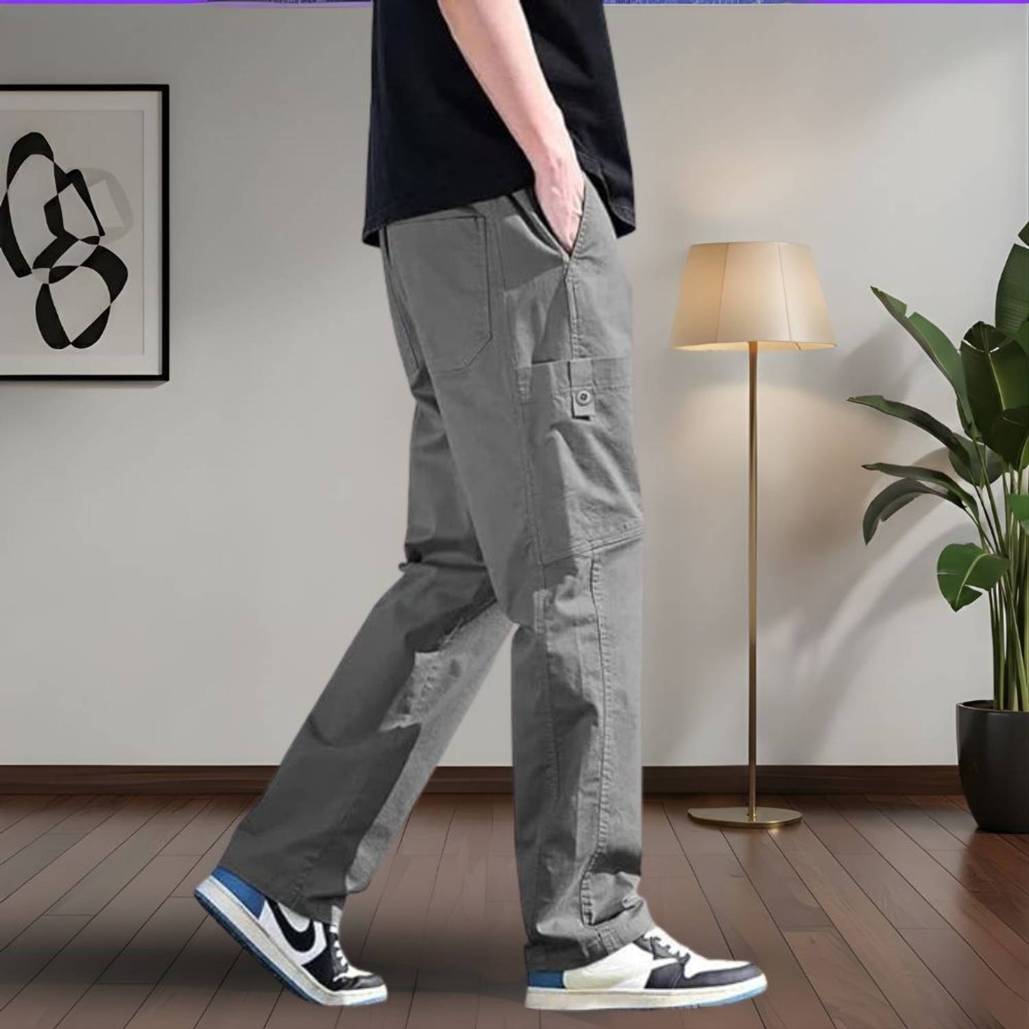 SHIENZY Men Cargos - Image 3