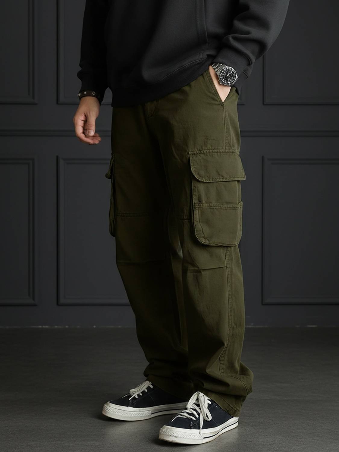 GLOBAL NOMAD Men Cargos - Image 1