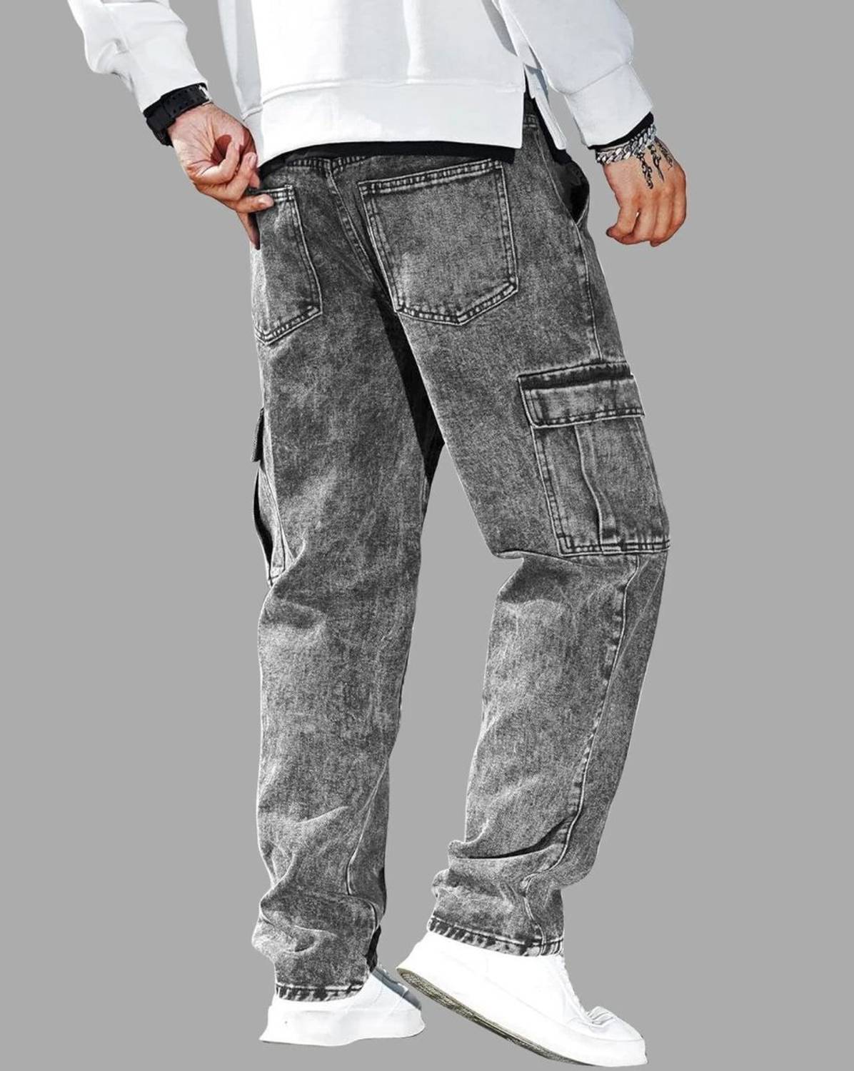 Playfeel Men Cargos - Image 2
