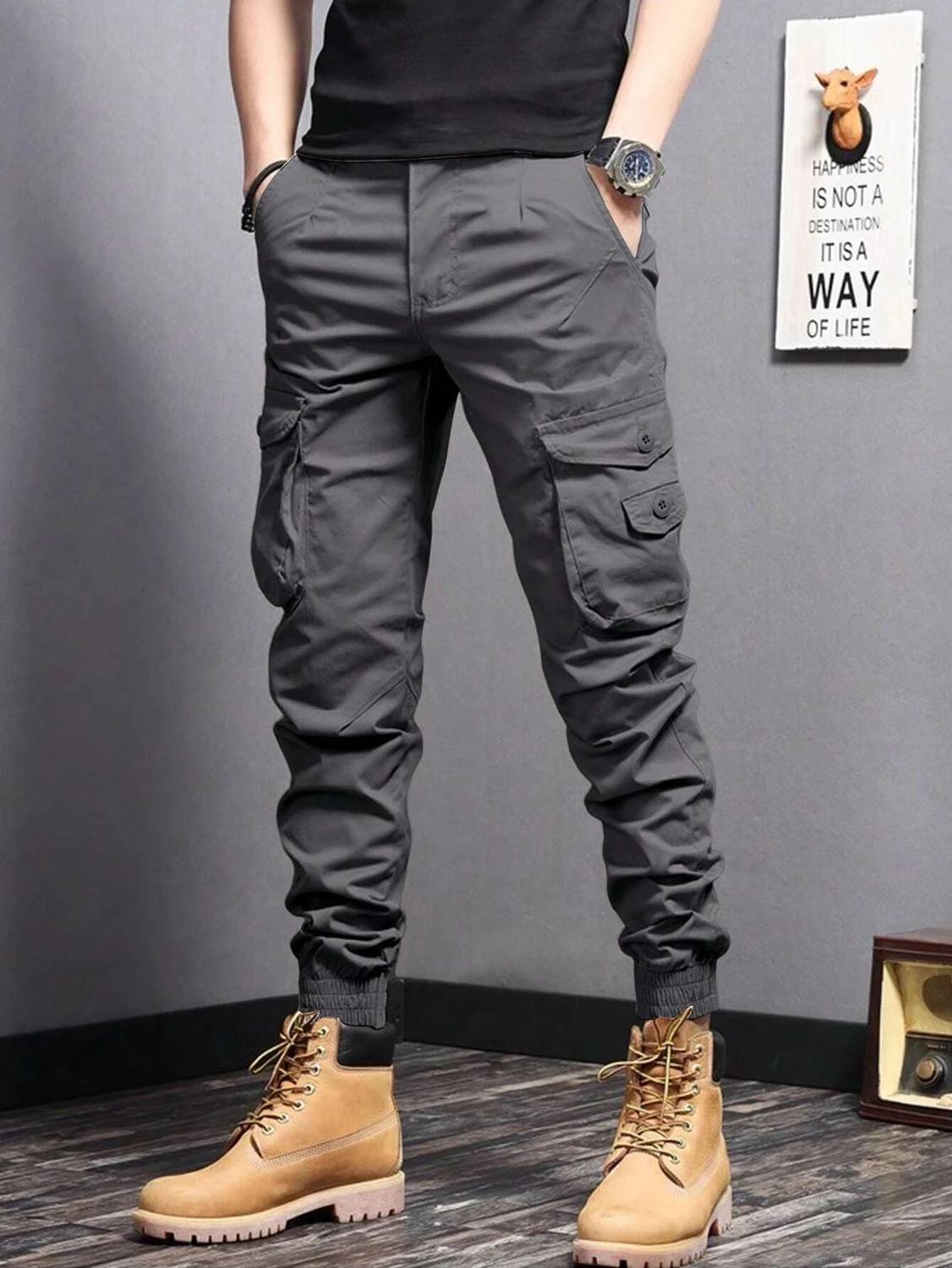 Plus91 Men Cargos - Image 1