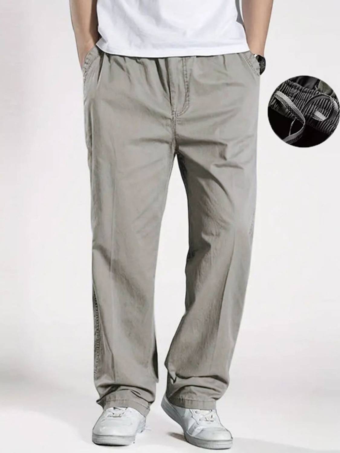 MAHADEV Loose Fit Men Grey Trousers - Image 2