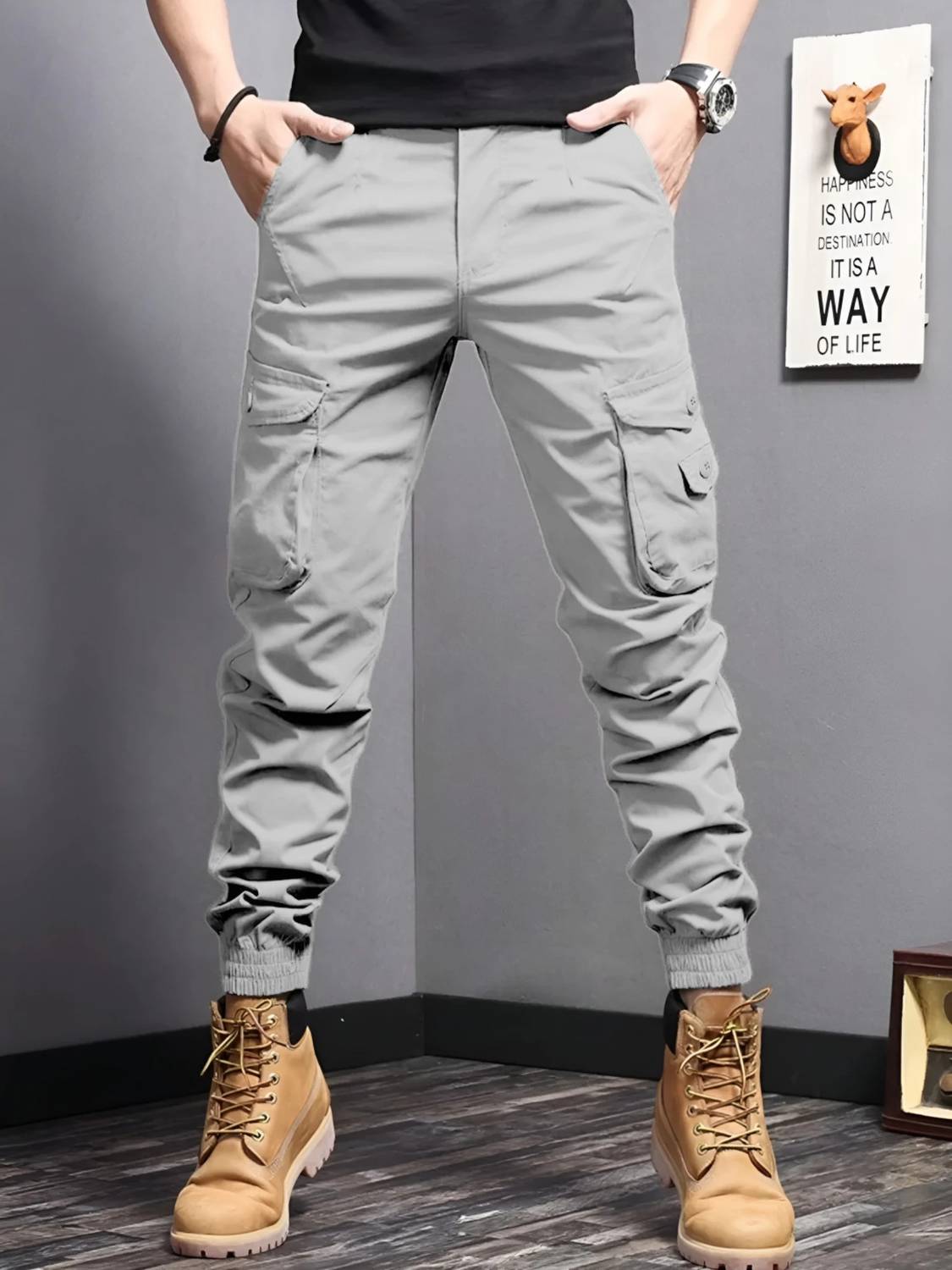 Plus91 Men Cargos - Image 3