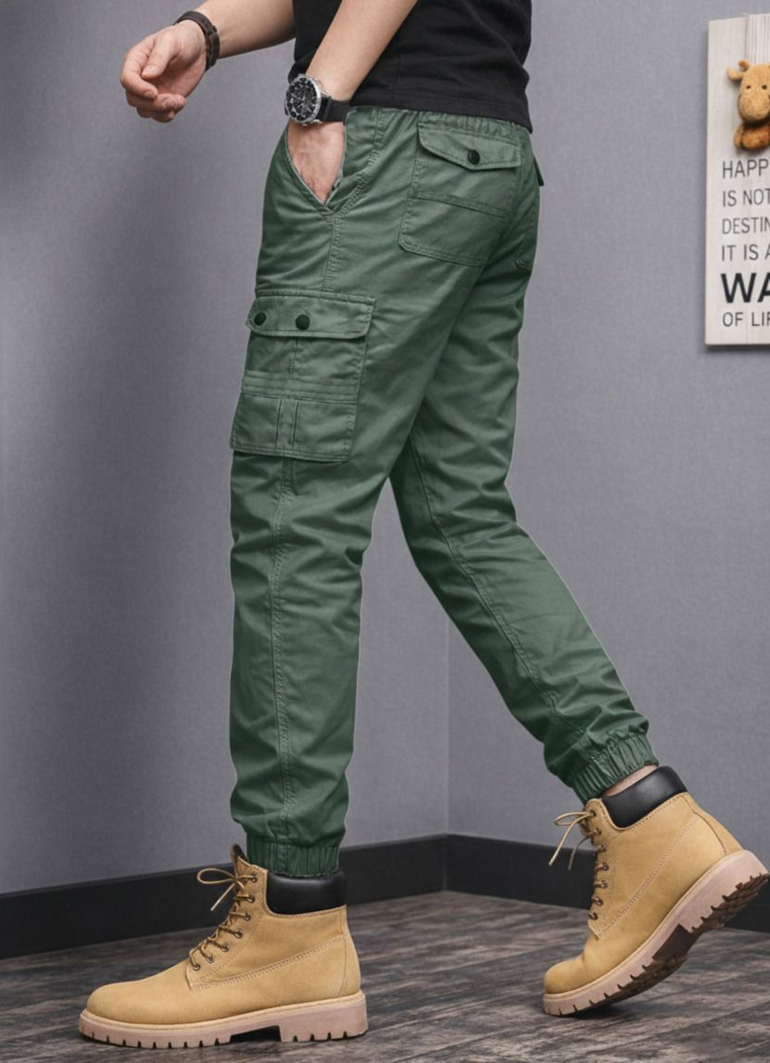 Image of Plus91 Men Cargos