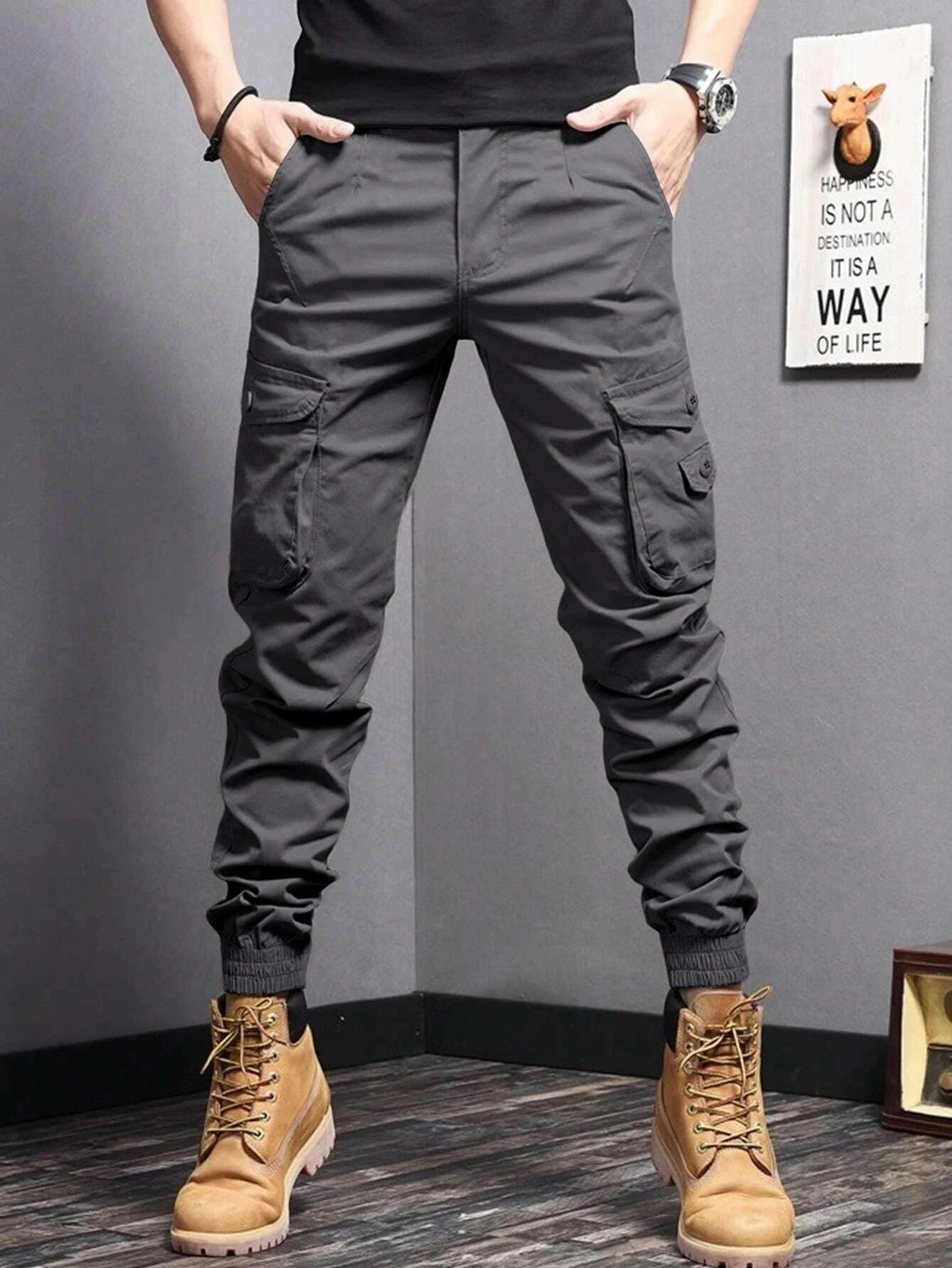 Image of Plus91 Men Cargos