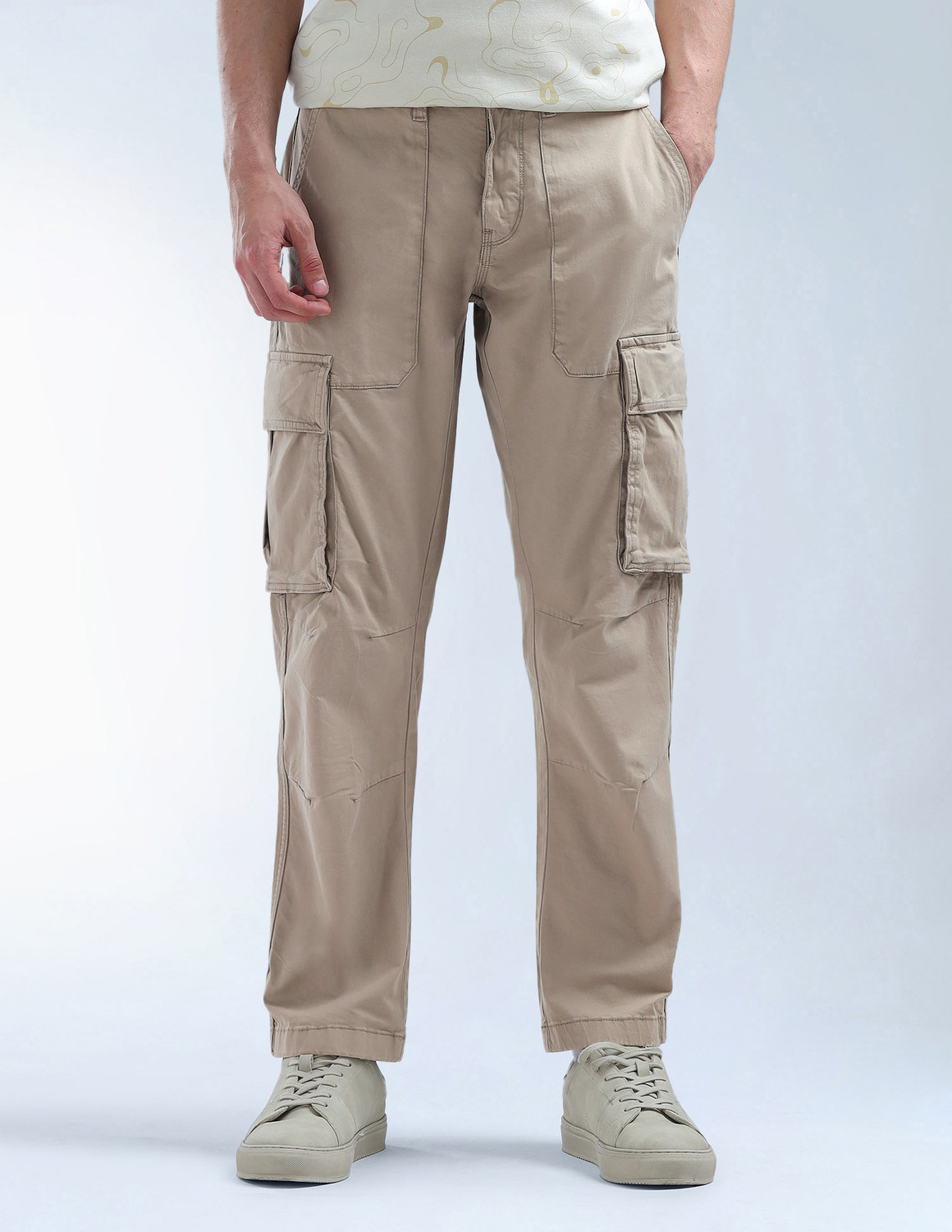 Image of FLYING MACHINE Men Cargos