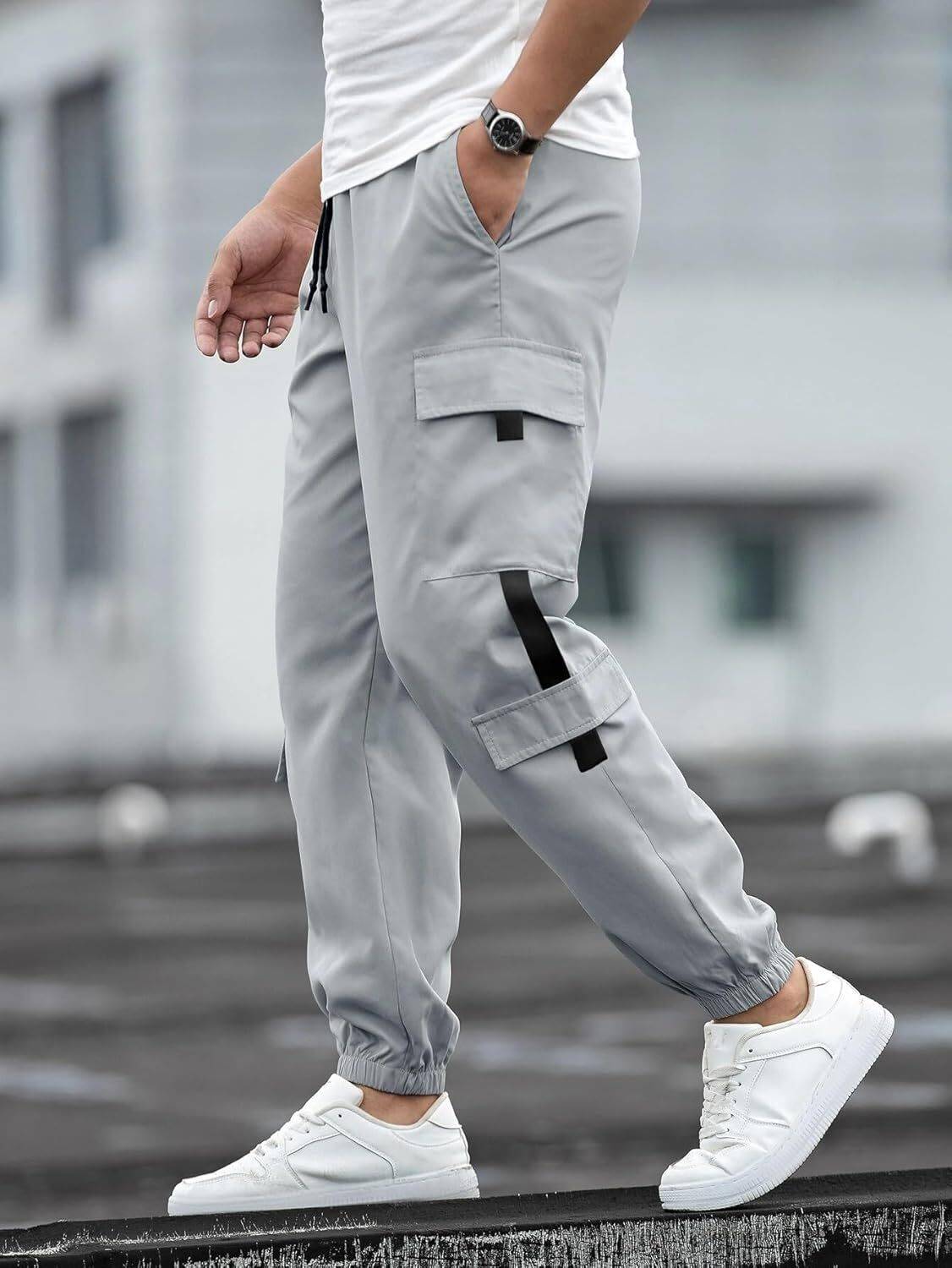 VERAZUL Solid Men Grey Track Pants - Buy VERAZUL Solid Men Grey
