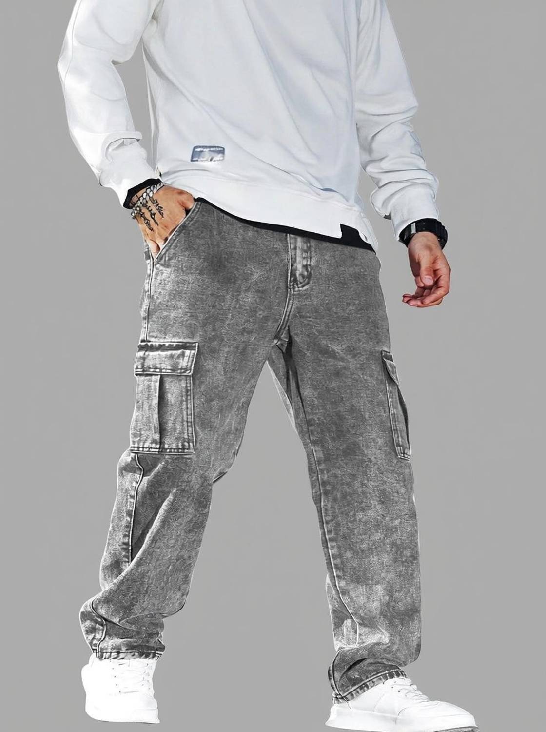 Playfeel Men Cargos - Image 1