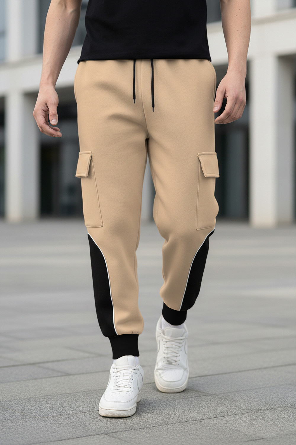 Image of TRIPR Men Cotton Blend Cargos