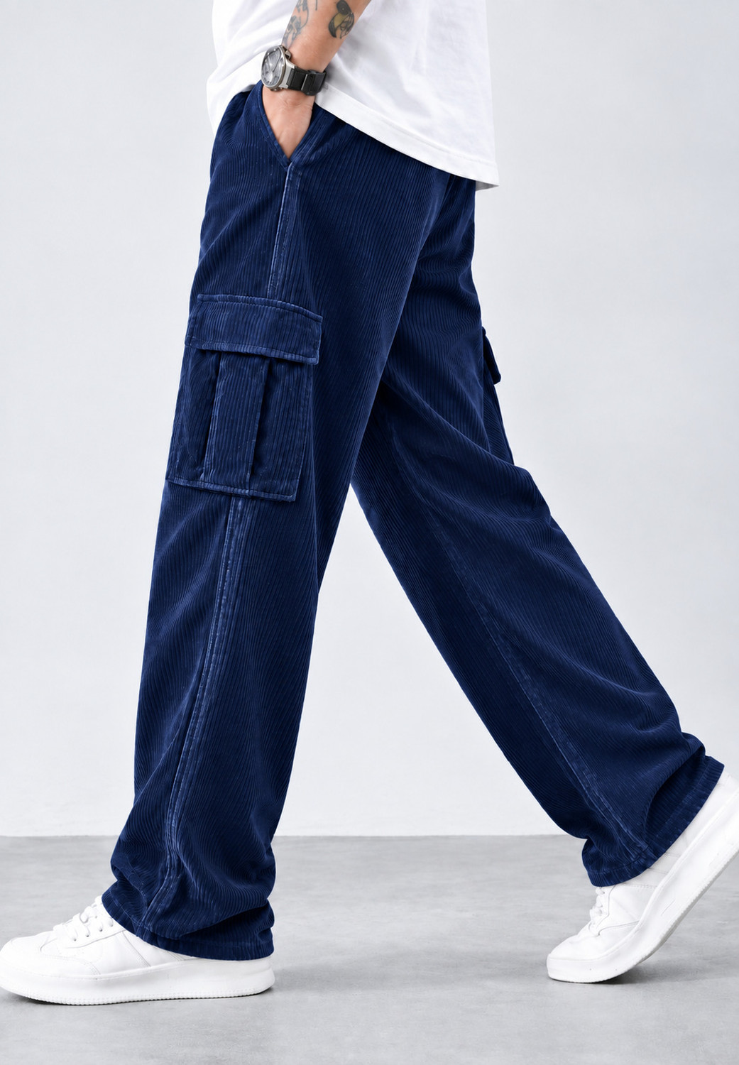 Image of BLACK BICHHOO Men Cargos