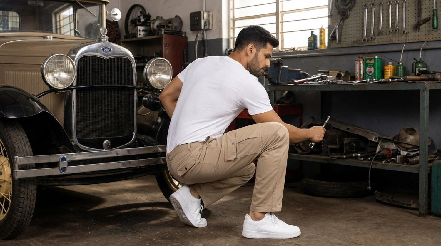 Image of The Indian Garage Co. Men Cargos