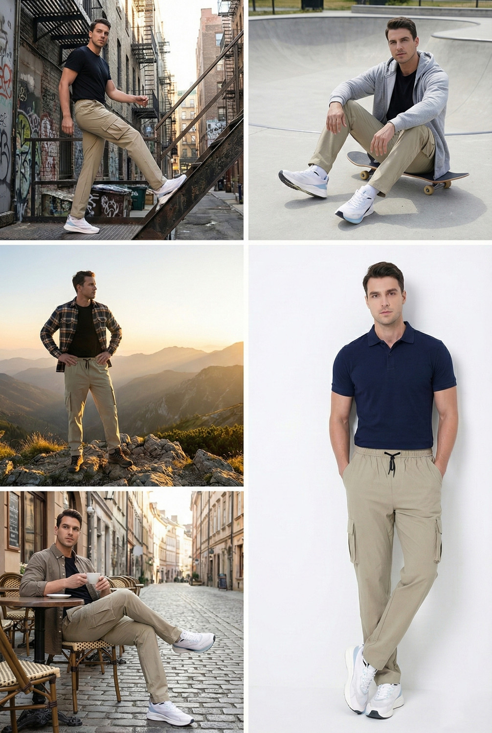 Image of DivRa Clothing Men Cargos