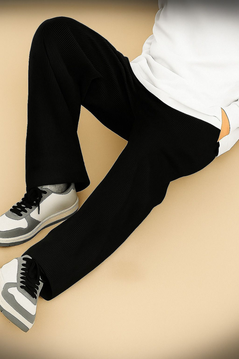 Image of METRONAUT Men's Polyester Drawstring Comfortable Loose Fit Trouser Pant Cargo Men Cargos