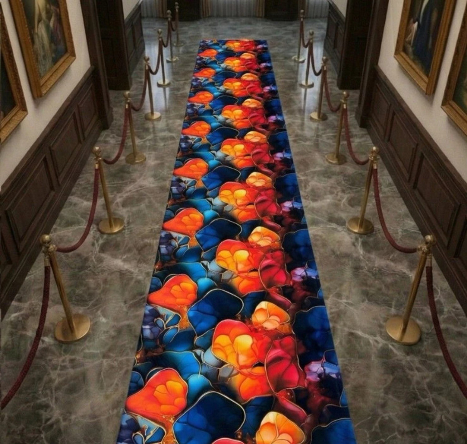 Image of AnwarCarpet 20 ft X 5 ft Synthetic Carpet
