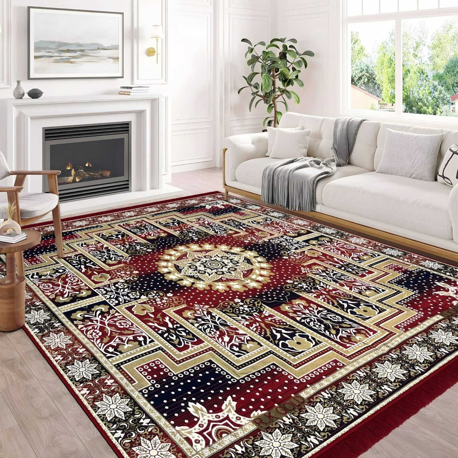 Image of natures creation og 8 ft X 7.5 ft Acrylic Carpet