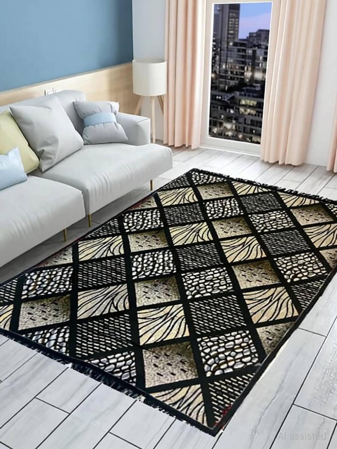 Nature A 5 ft X 7 ft Cotton Carpet