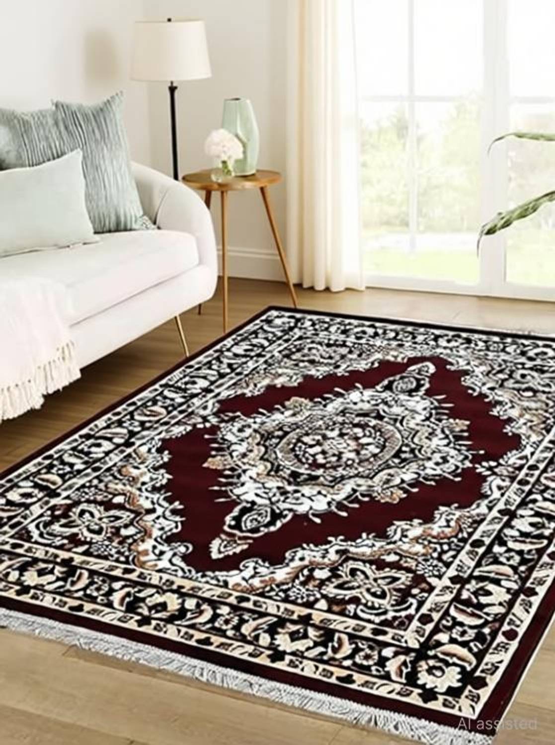 BhCarpet 7 ft  X 5 ft Acrylic Carpet