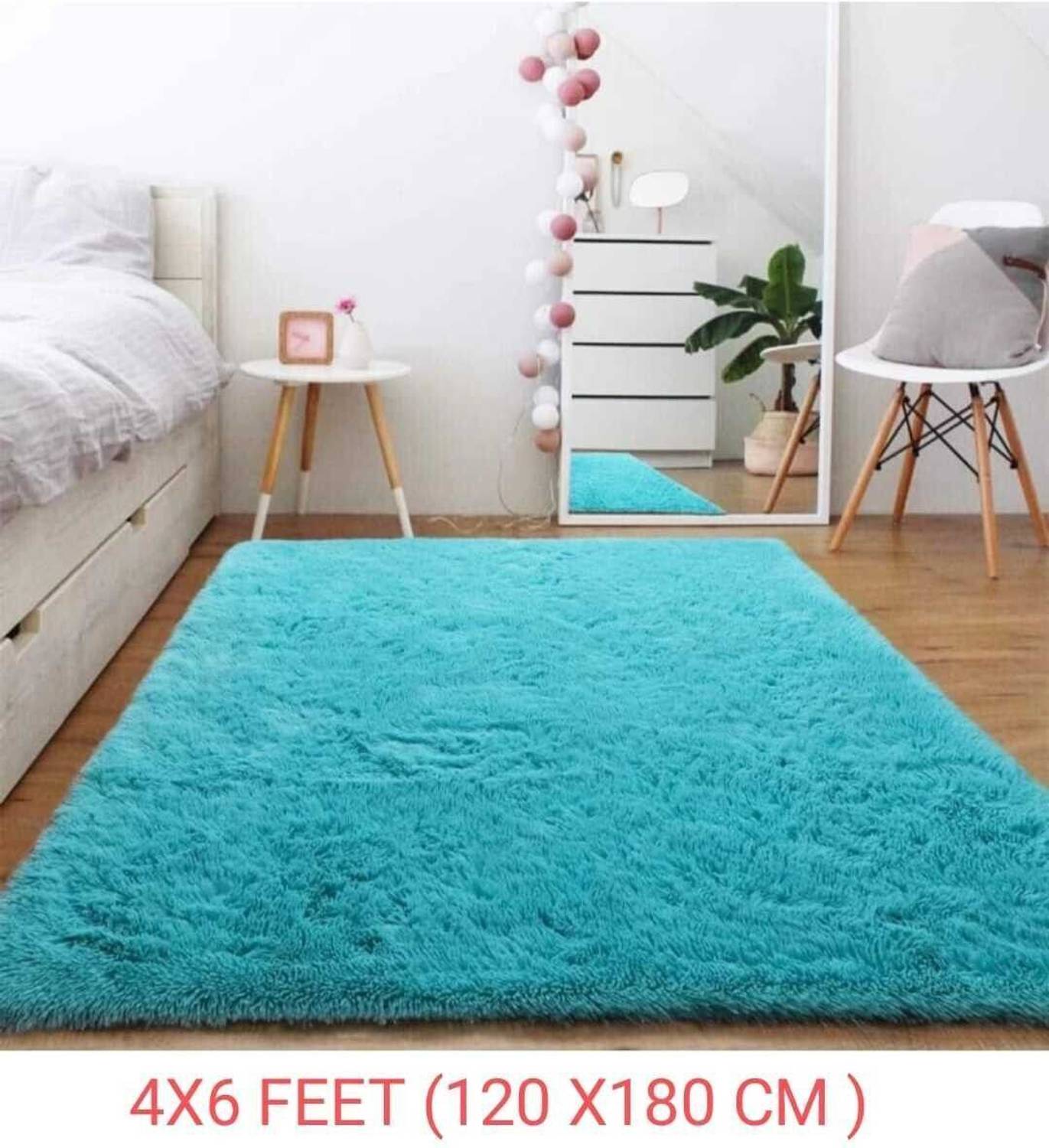 KAYNAT CARPET 4 Feet  X 6 Feet Polyester Carpet