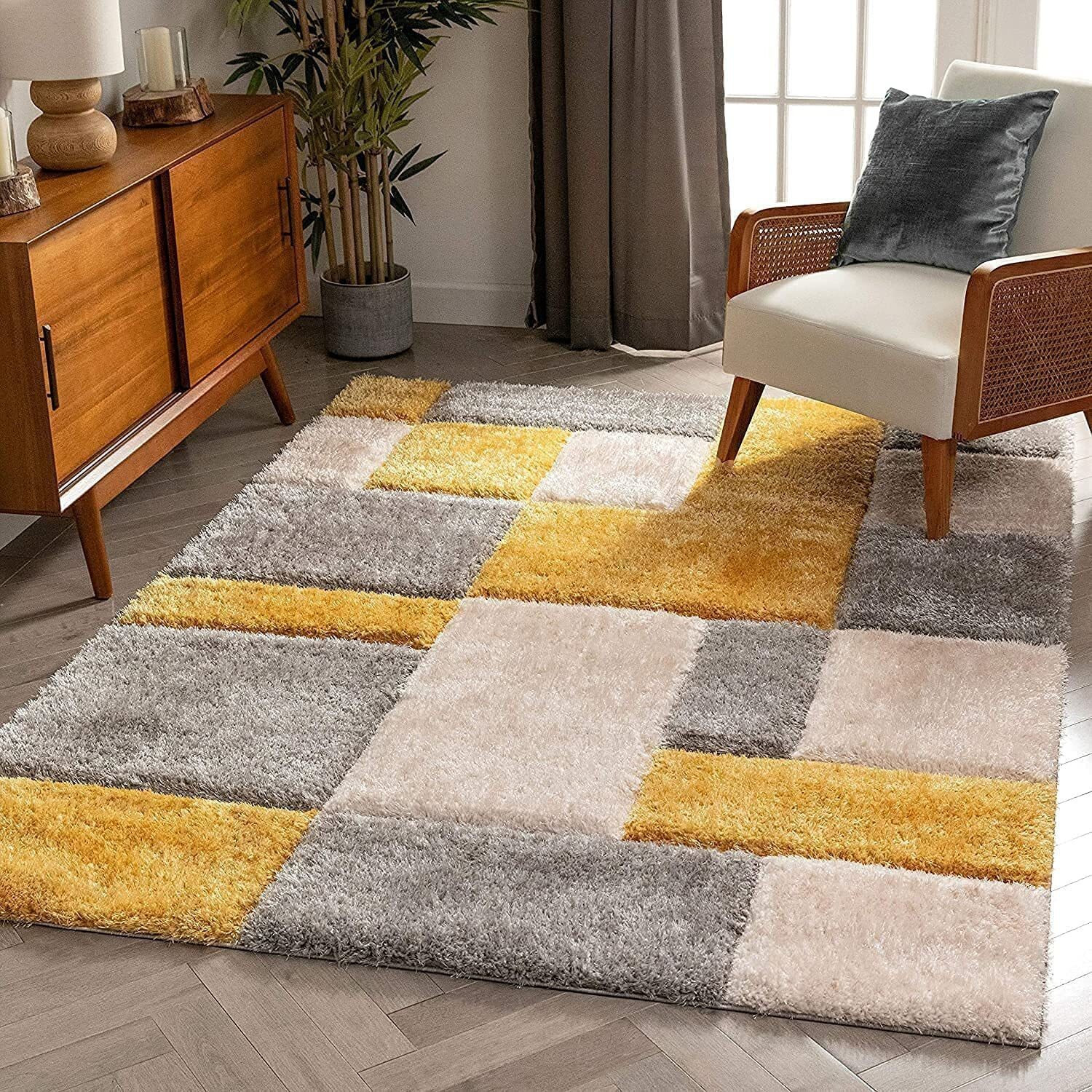 SR Handloom 5 ft X 3 ft Polyester Carpet
