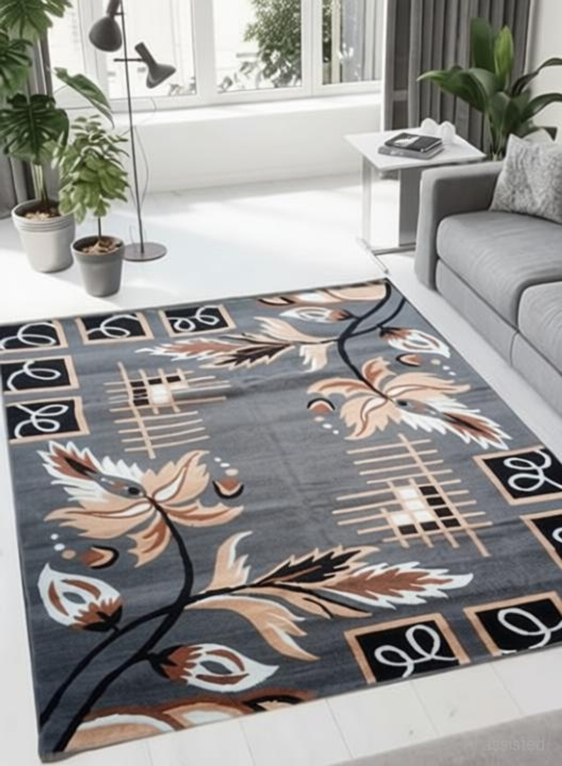 Image of AyanCarpets 7 ft X 5 ft Acrylic Carpet