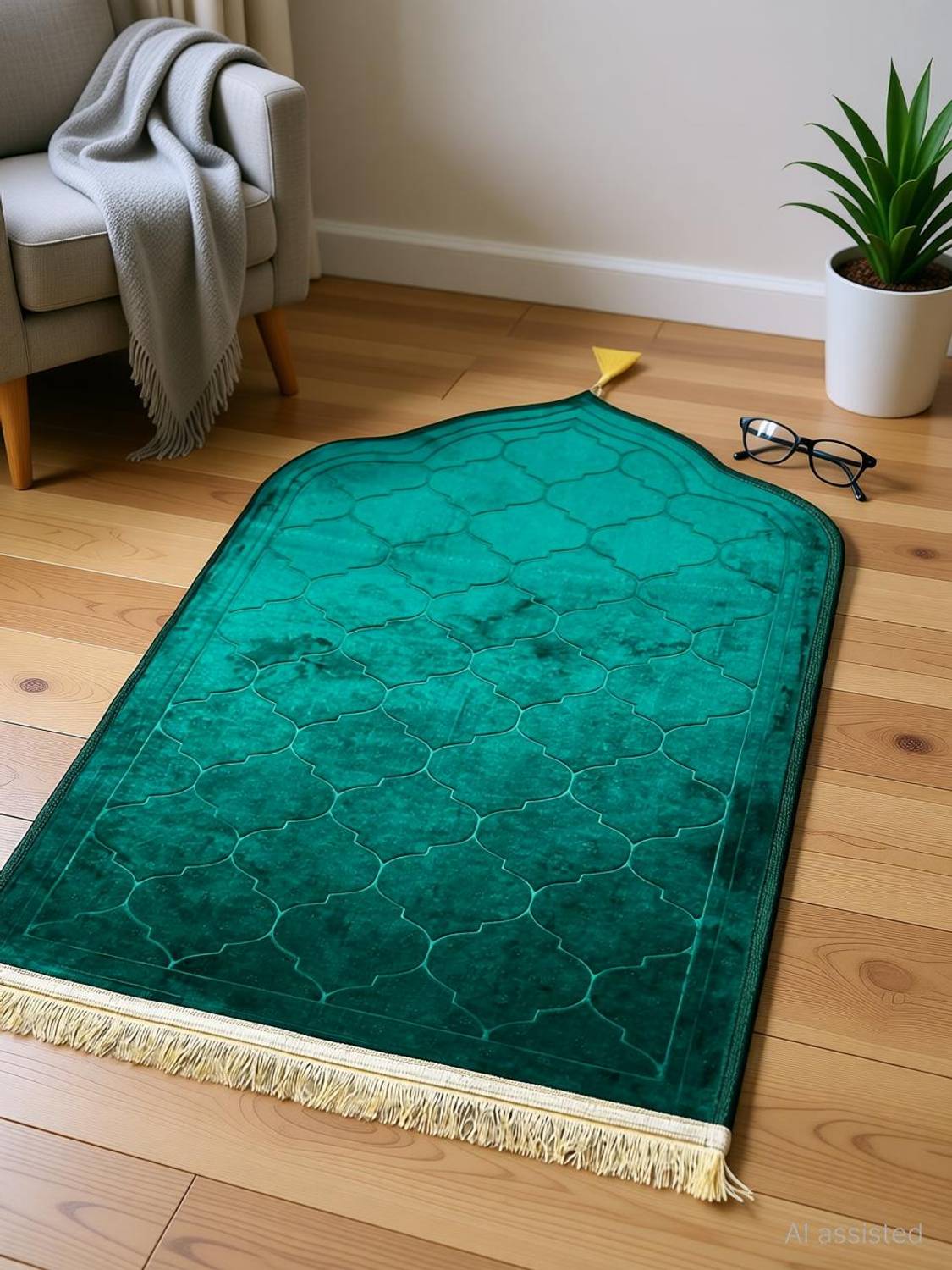 Alixzaan 70 cm X 110 cm Velvet Carpet