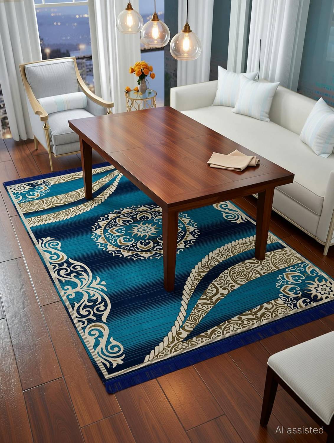 AmunFly 4 ft  X 7 ft Velvet Carpet