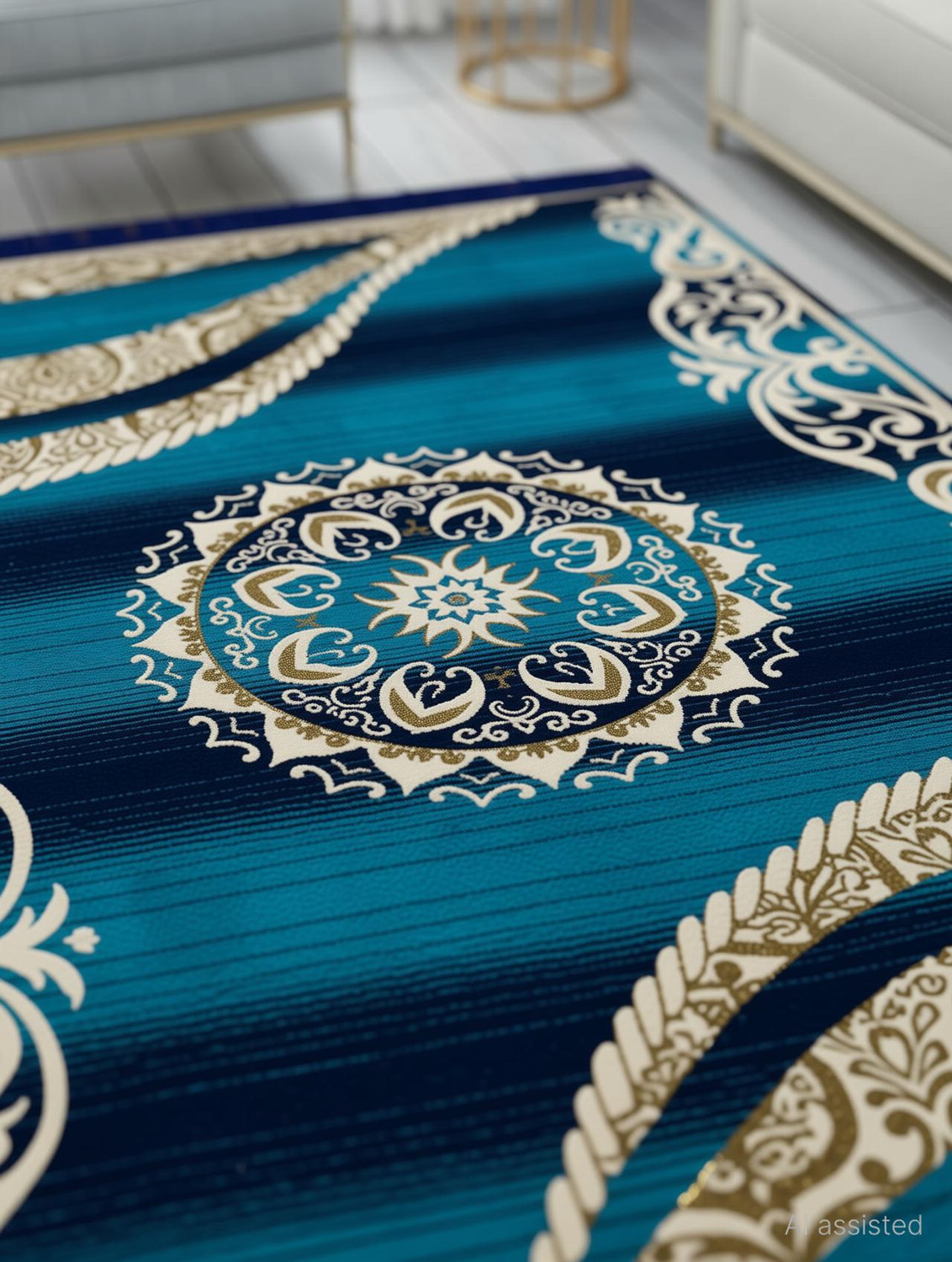 Image of AmunFly 4 ft X 7 ft Velvet Carpet