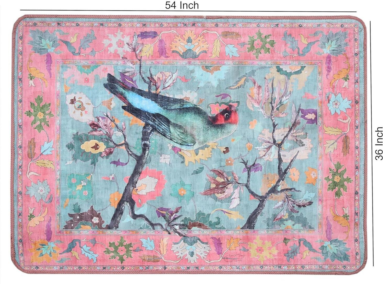 Image of AAZEEM 91 cm X 139 cm Polyester Carpet