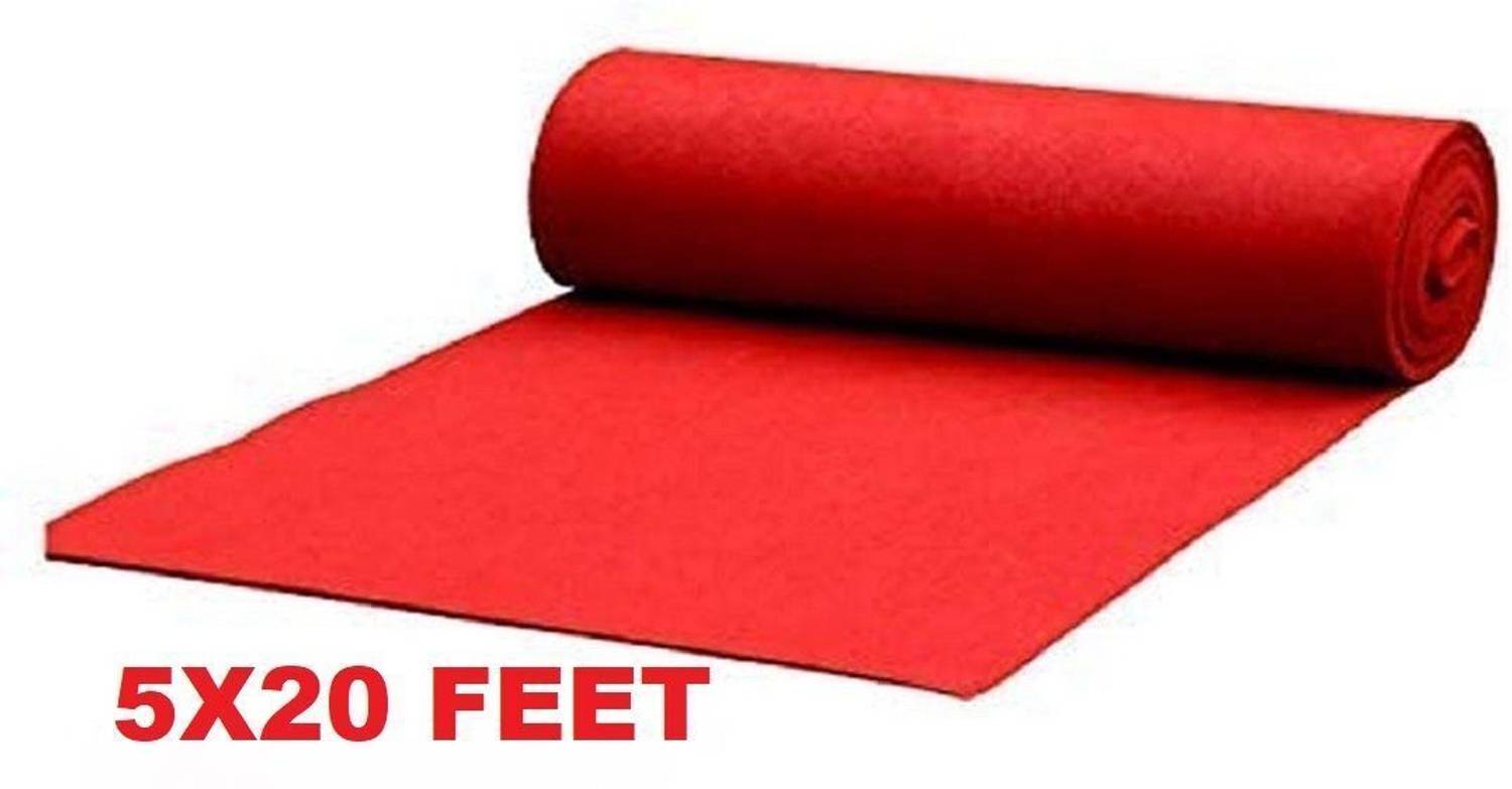 KAYNAT 5x20 Feet Nylon Carpet Red - Image 3