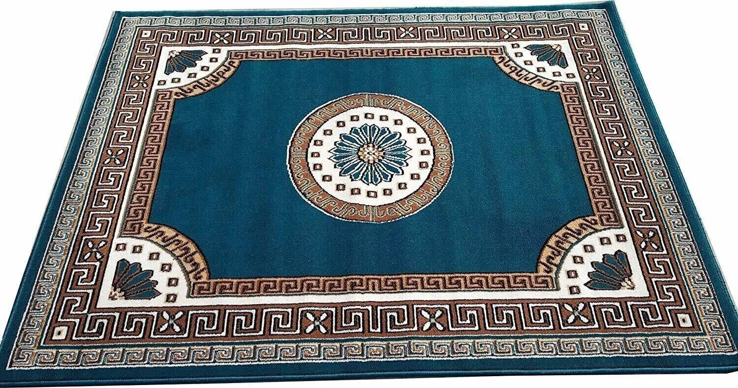 Image of sncarpet 7 ft X 5 ft Acrylic Carpet (Rectangle, Multicolor)