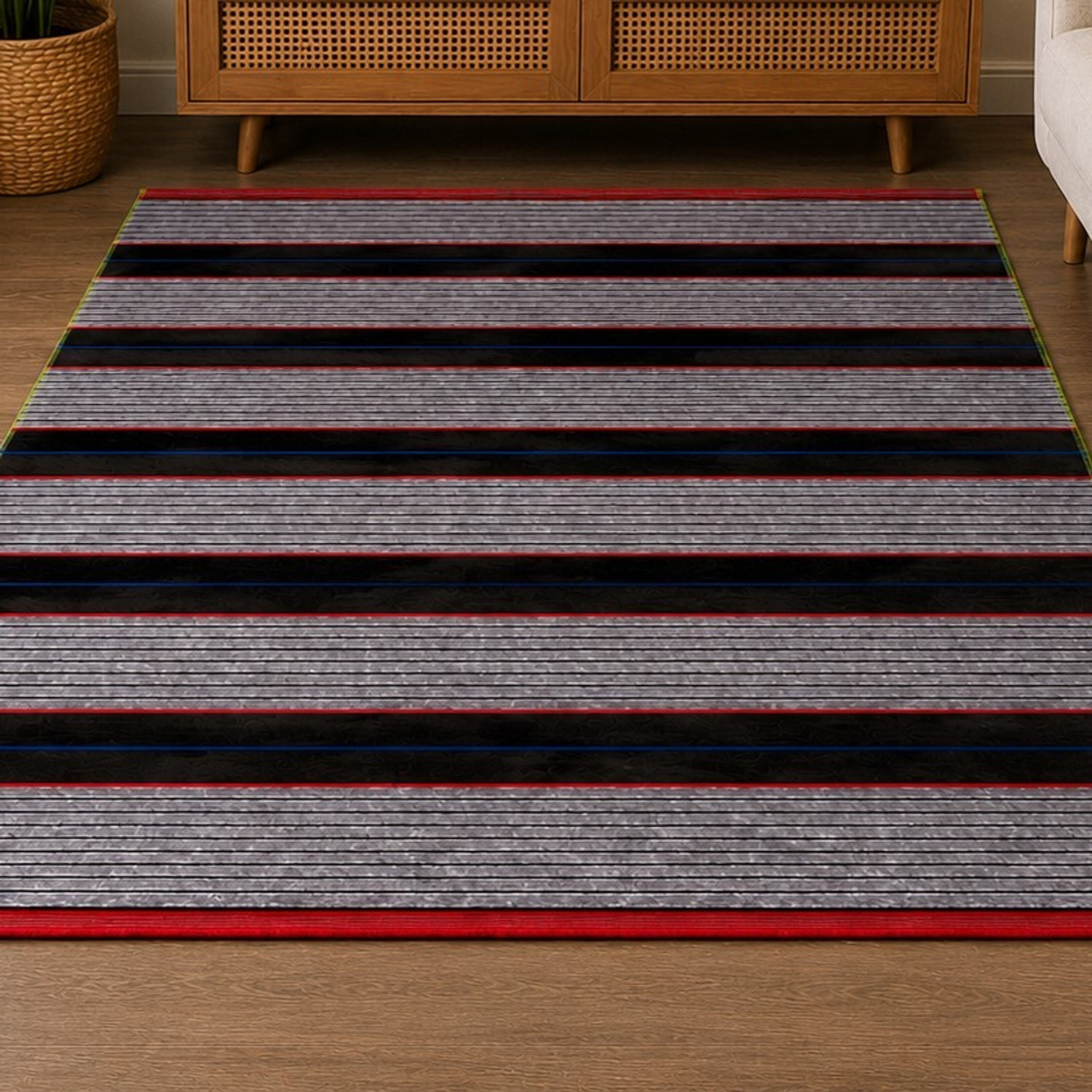 Image of Zeid Handlooms 4 ft X 7 ft Cotton Dhurrie