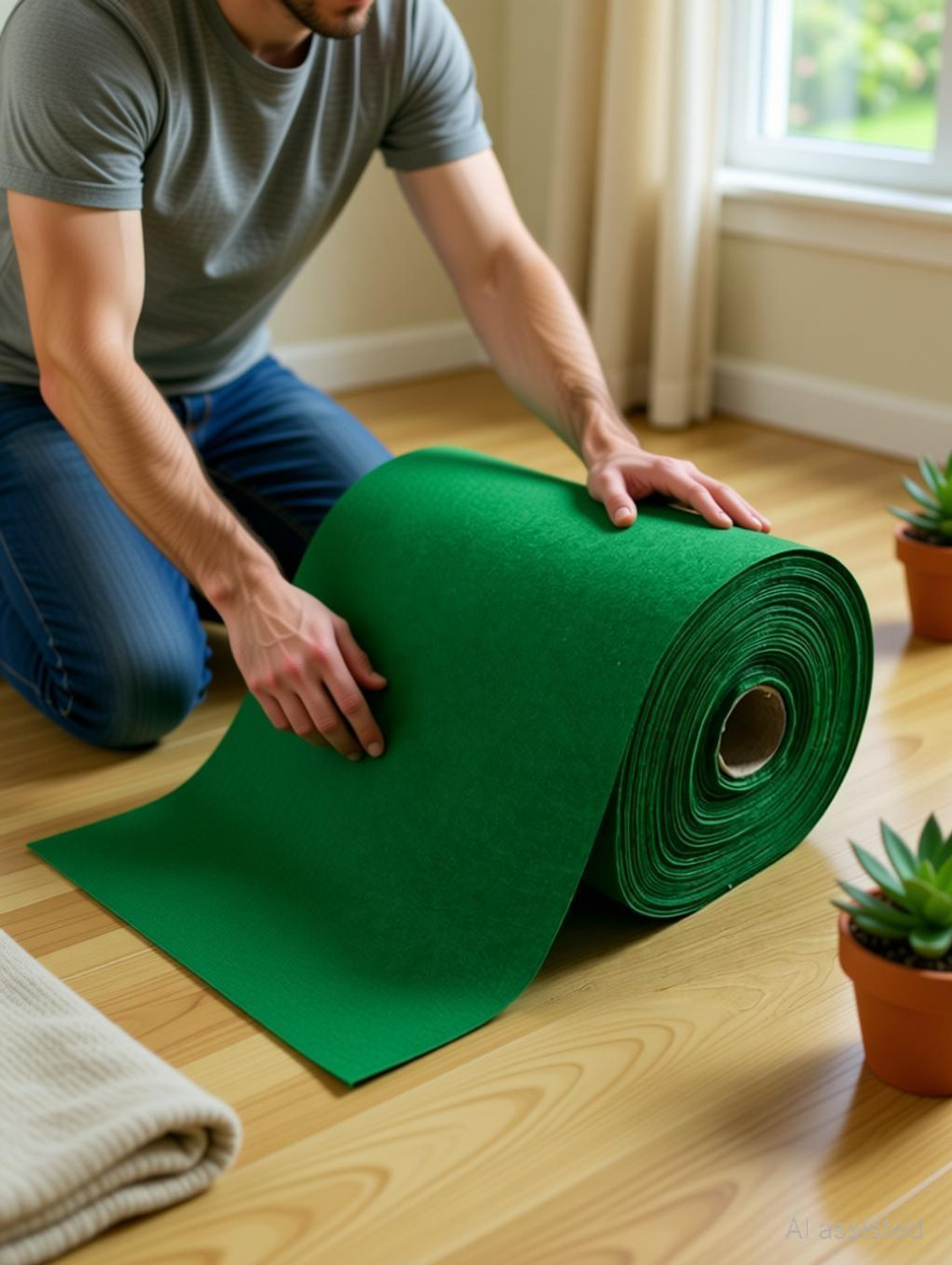 Image of AyanCarpets 5 ft X 10 ft Synthetic Carpet