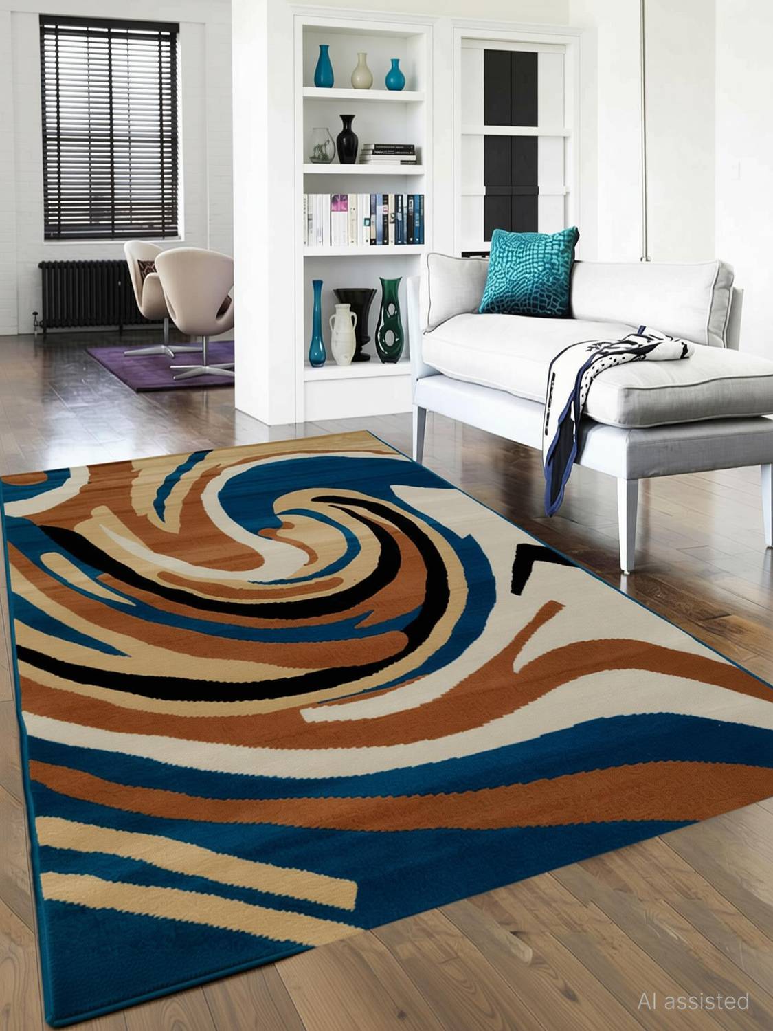 BhCarpet 7 ft X 5 ft Acrylic Carpet