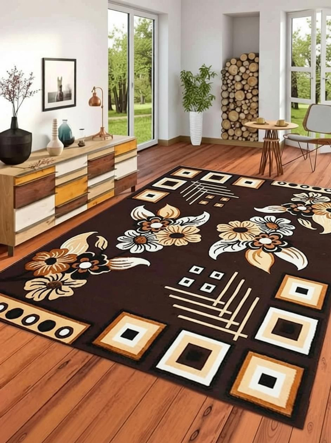 Image of SHANNO 7 ft X 5 ft Acrylic Carpet