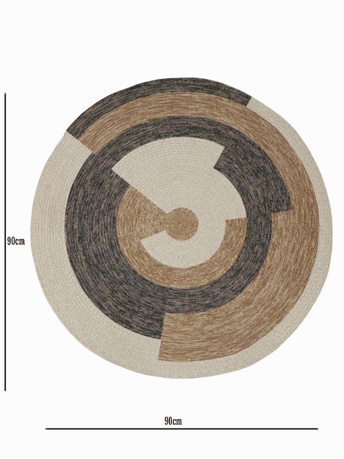 Image of BELLA TRUE 90 cm X 90 cm Cotton Area Rug