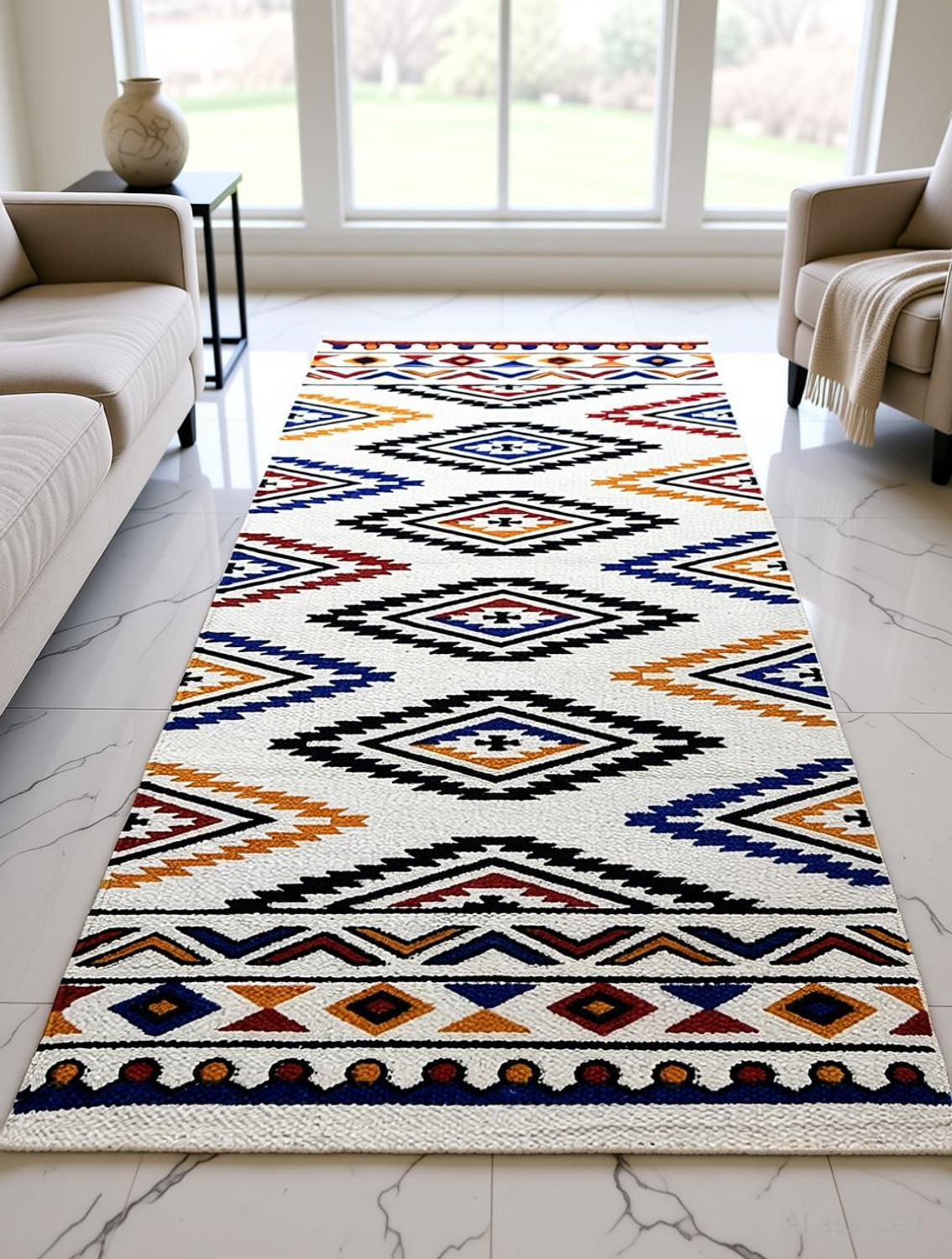 Image of JAITVIK 61 cm X 153 cm Cotton Runner